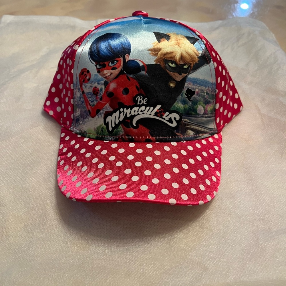 🌹2/$20 🌹 Girls Ladybug Hat/Cap adjustable size 52cm